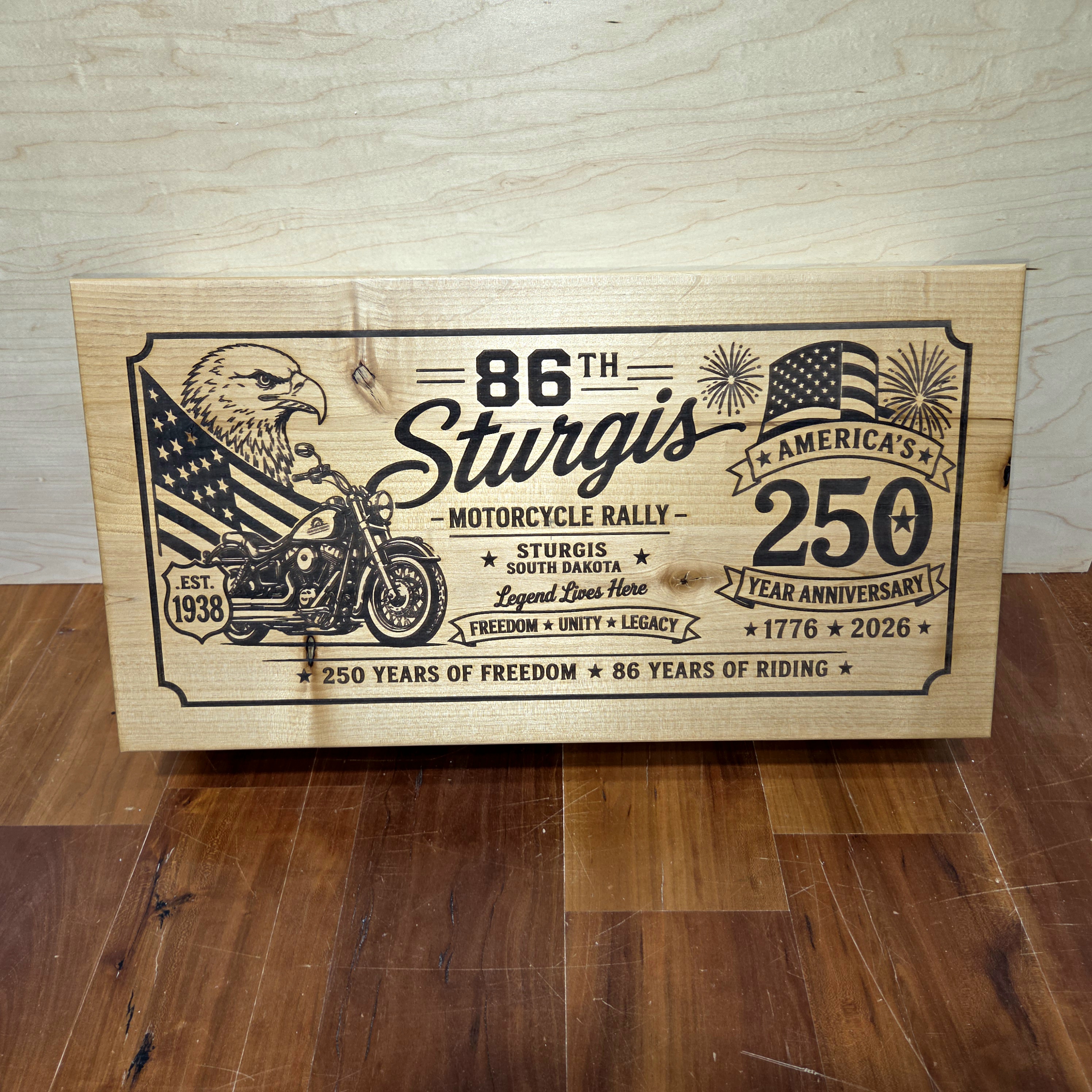 18" 86th Sturgis/250 YR Gun Concealment Box